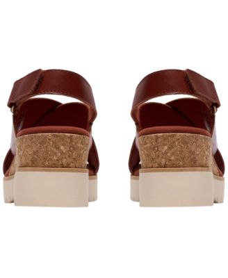 Women's Diaz Cross Round Toe Wedge Sandals