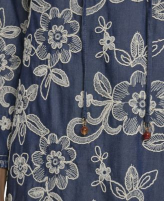 Women's Notch Neck Flare-Sleeve Short Dress