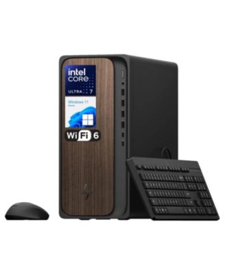 OmniDesk Tower Desktop Intel Core Ultra 7 32GB RAM Intel Graphics 1TB SSD Storage Windows 11 Home - Black