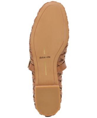 Women's Bodey Woven Round Toe Mary Jane Flats