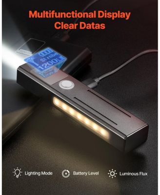 3-in-1 Rechargeable EDC Flat LED Flashlight, High Lumens, Green Beam, IPX4 Waterproof