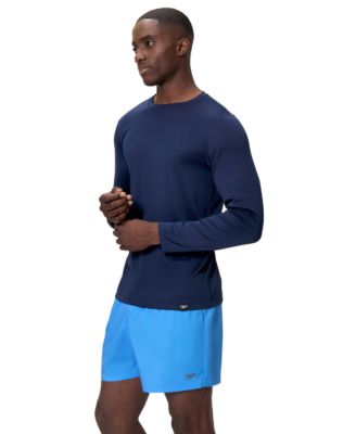 Men's Long-Sleeve Graphic Swim T-Shirt