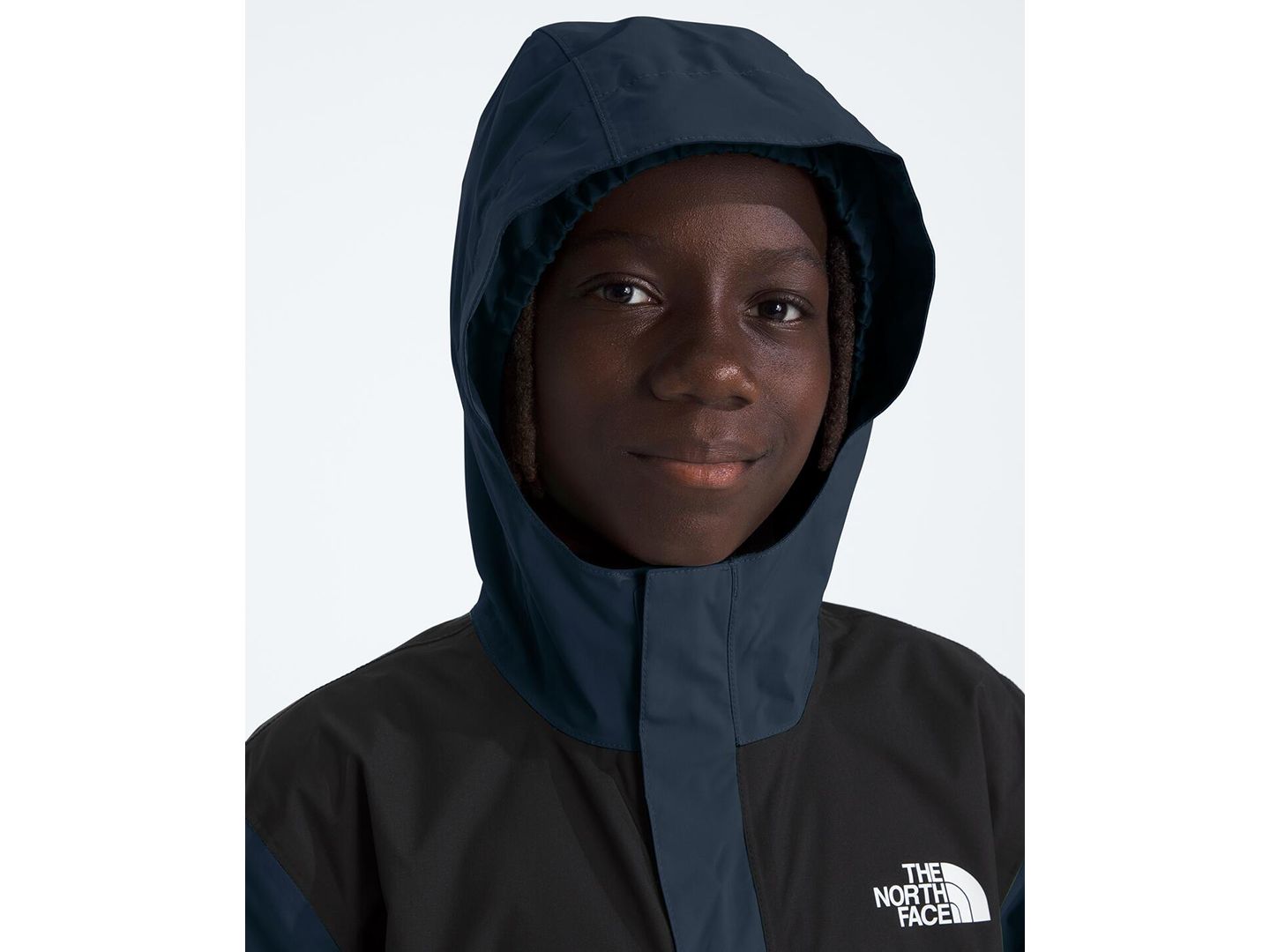 Детская куртка-дождевик The North Face Antora с капюшоном, 7-20, цвет: Снежный тёмно-синий — фото 5
