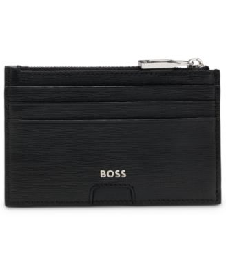 Hugo Boss Men's Luminary Zip Card Holder