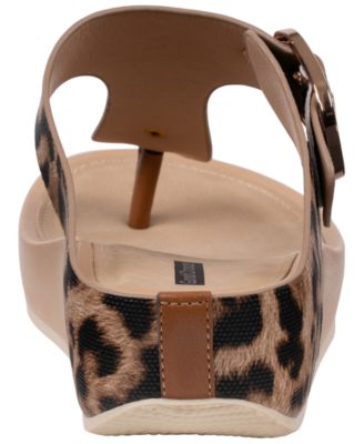 Women's Rhodes Thong Round Toe Wedge Sandals