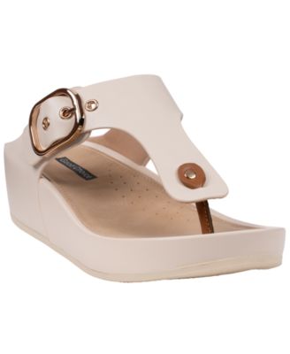 Women's Rhodes Thong Round Toe Wedge Sandals
