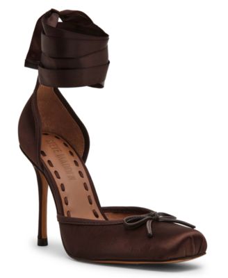 Women's Larina Lace-Up High-Heel Ballet Pumps