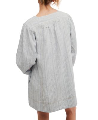 Women's Goldie Balloon-Sleeve V-Neck Dress