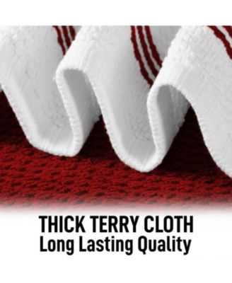 Reusable Absorbent Cotton Kitchen Towels, 8-Pack