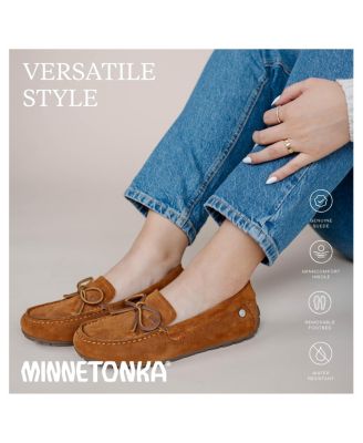 Women's Suede Loafer Moc Flats