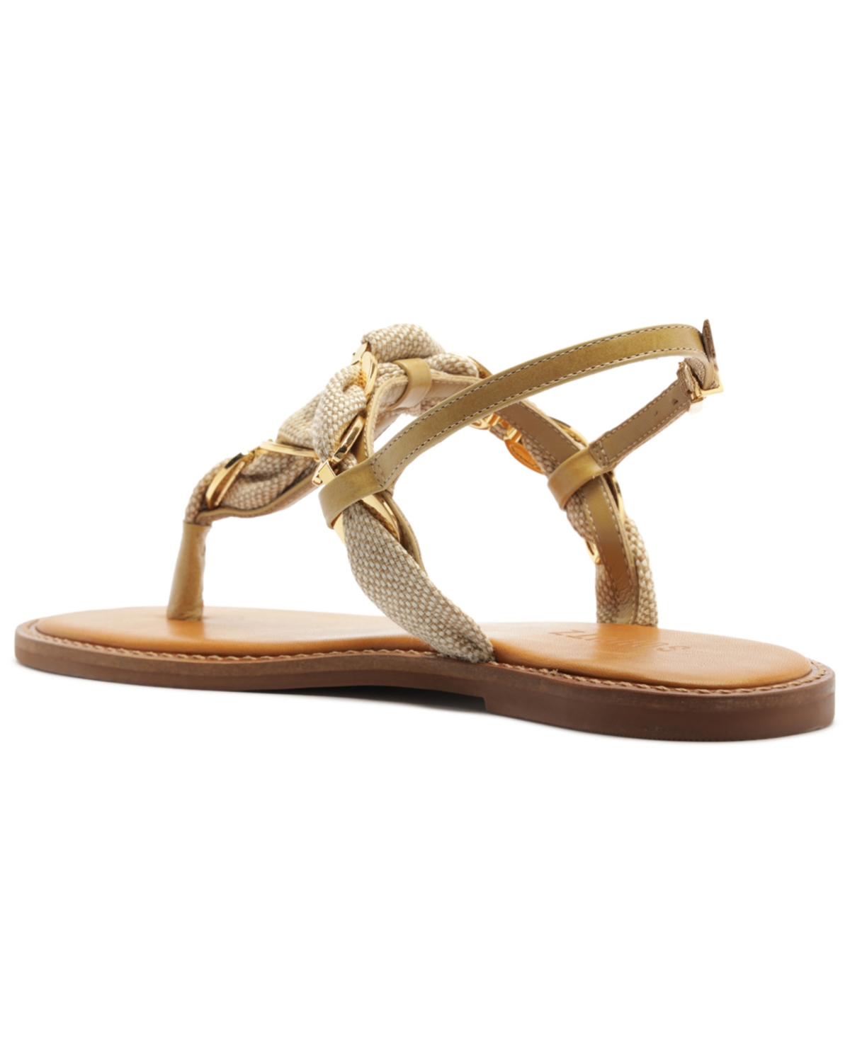 Schutz Women's Camellia Round Toe Flat Sandals