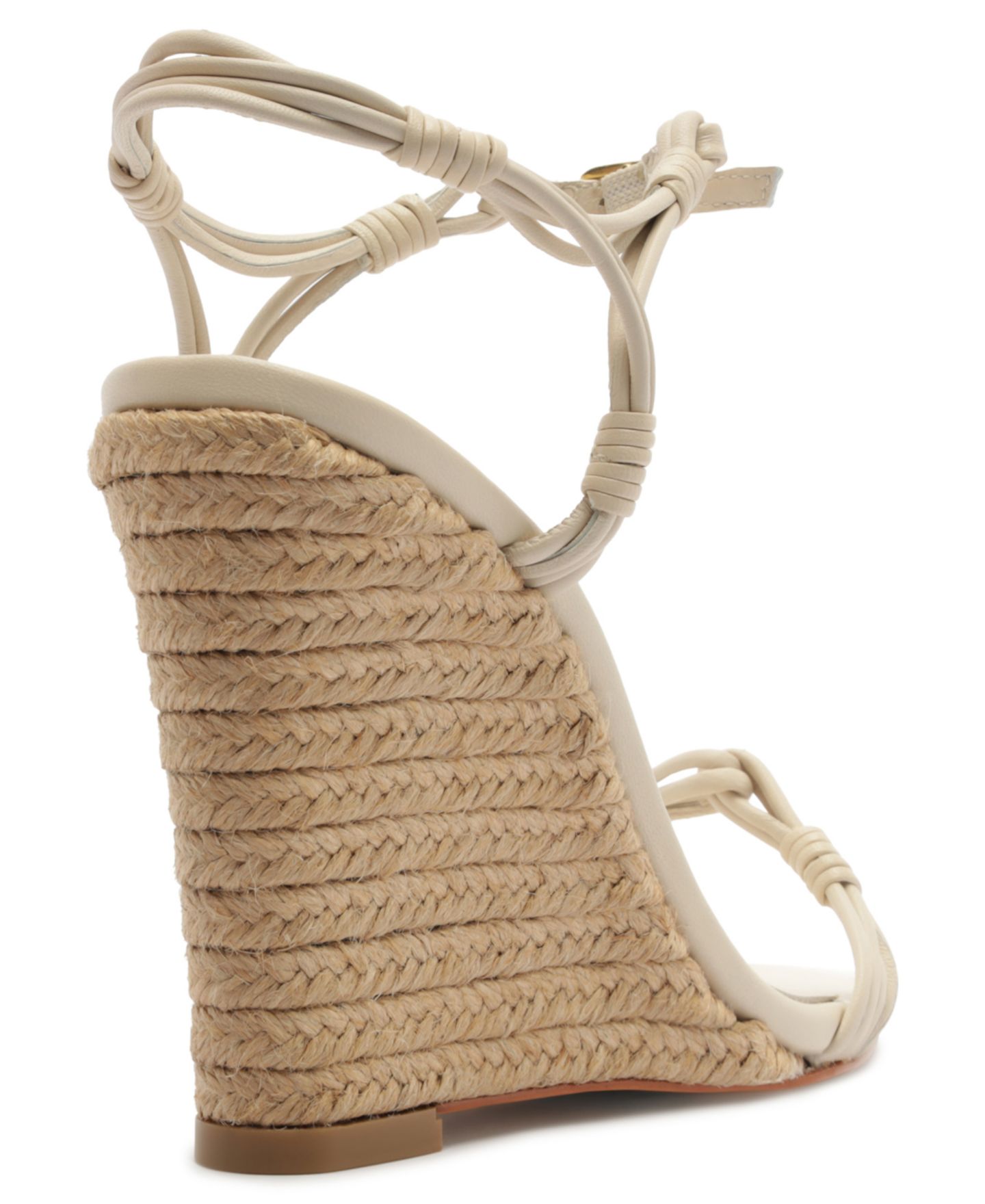 Женские сандалии Schutz Nara Round Toe Wedge, цвет: Белый — фото 7