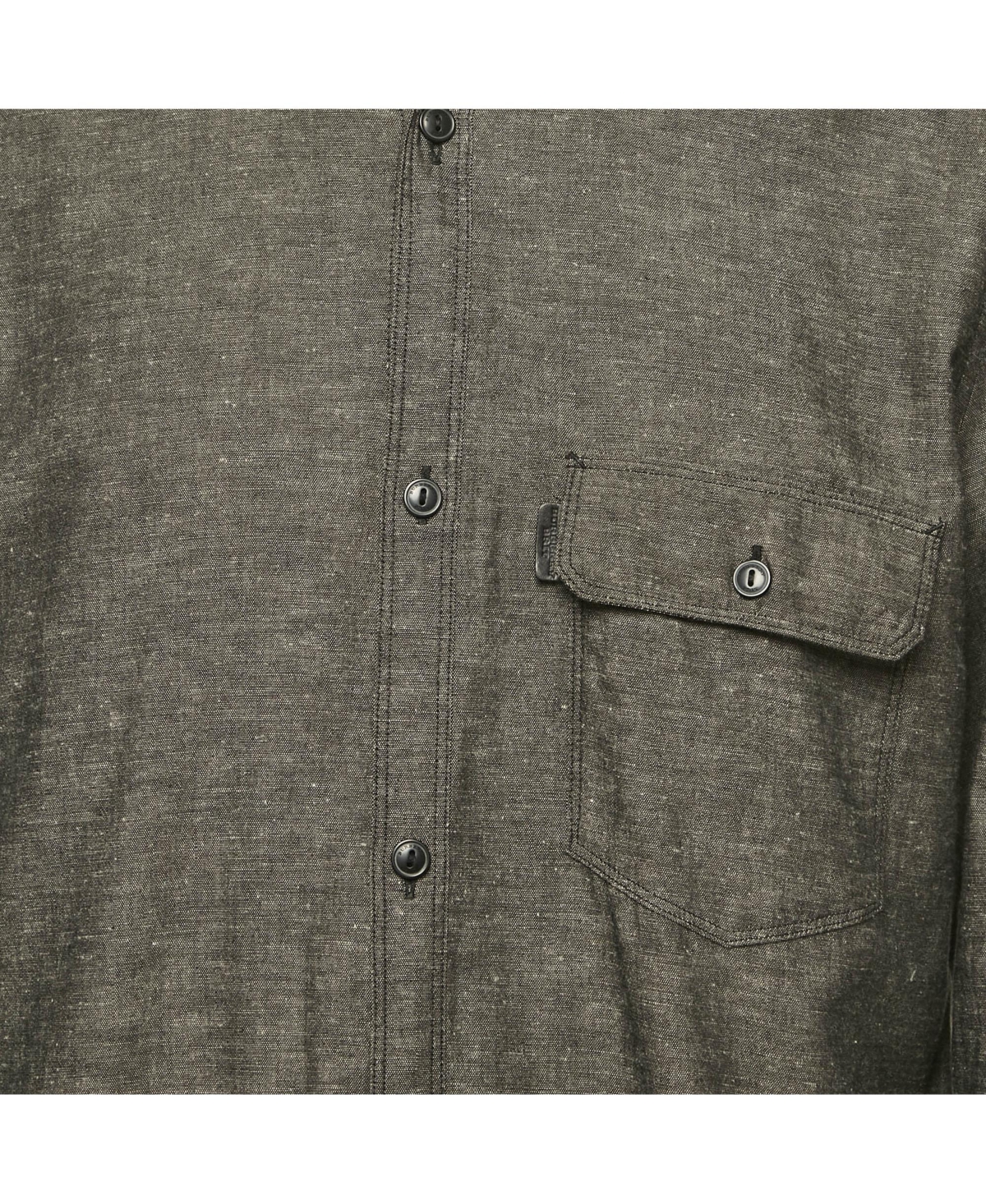 Pre-Owned Burberry Men's Brit Dark Grey Cotton Blend Button Front Shirt