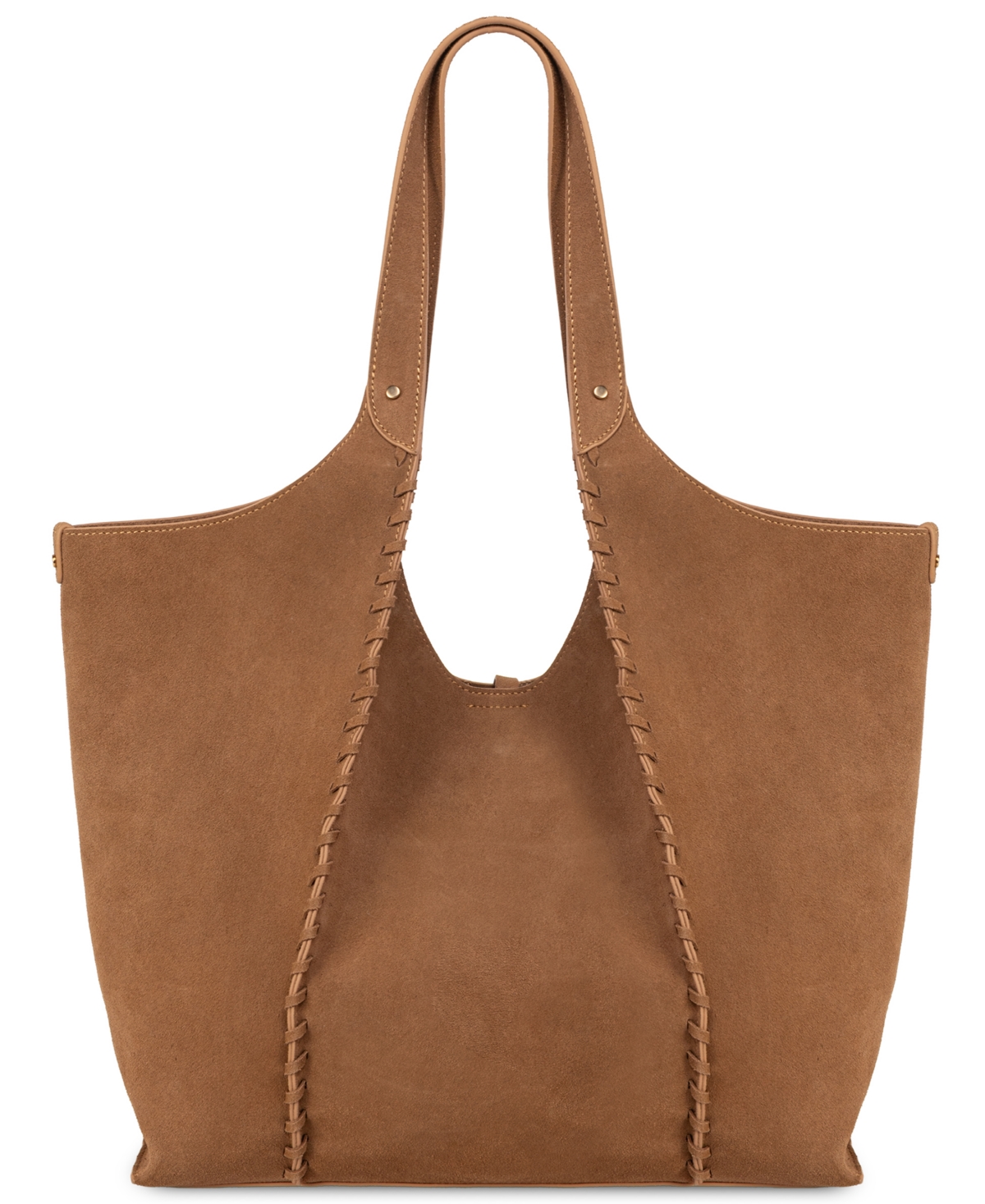 Sam Edelman Sylvia Large Suede Leather Shoulder Bag