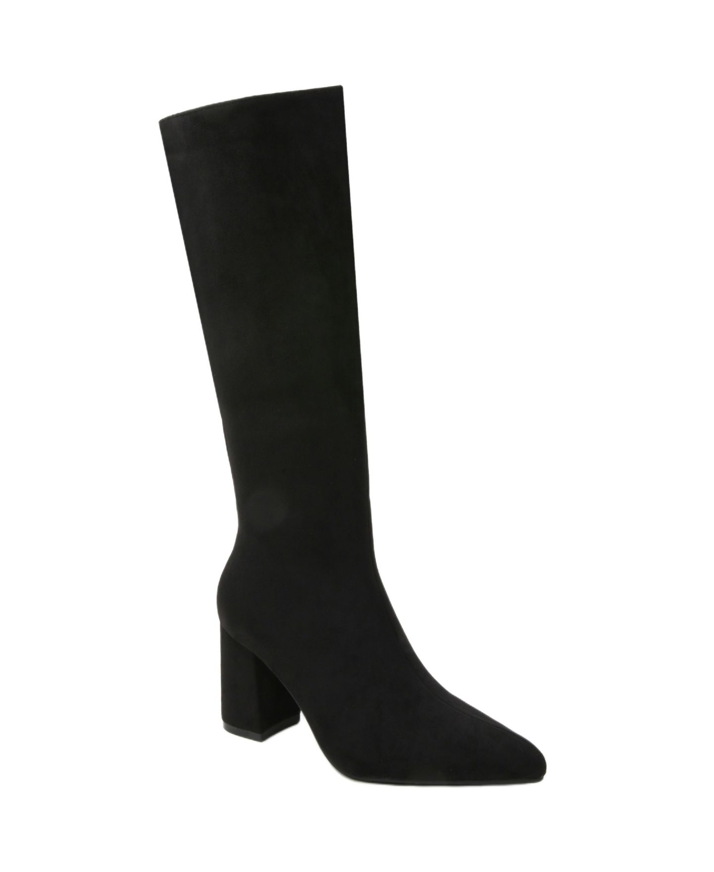 Женские ботинки BERNESS Adele Block Heel Knee High, цвет: Чёрный — фото 1