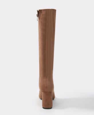 Adele Block Heel Knee High Boots