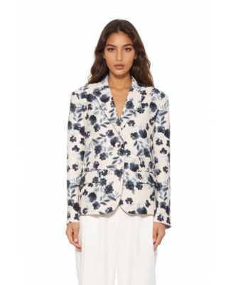 Women's Noa Printed Boyfriend Blazer