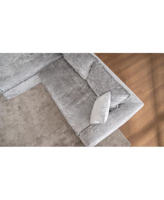 103" Cloud Sectional Couch w/ L-Shape Chaise, Modern Modular Sofa