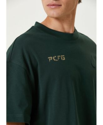 Men's Cotton Oversized Tee With Emboss Detail