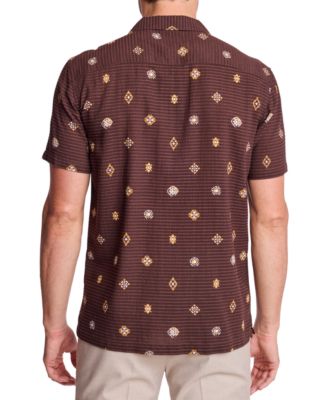 Men's Camp Collar Printed Shirt