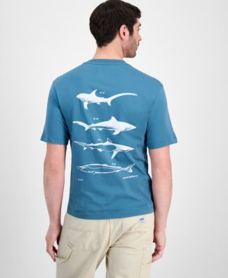 Hugo by Men's Shark Print T-Shirt