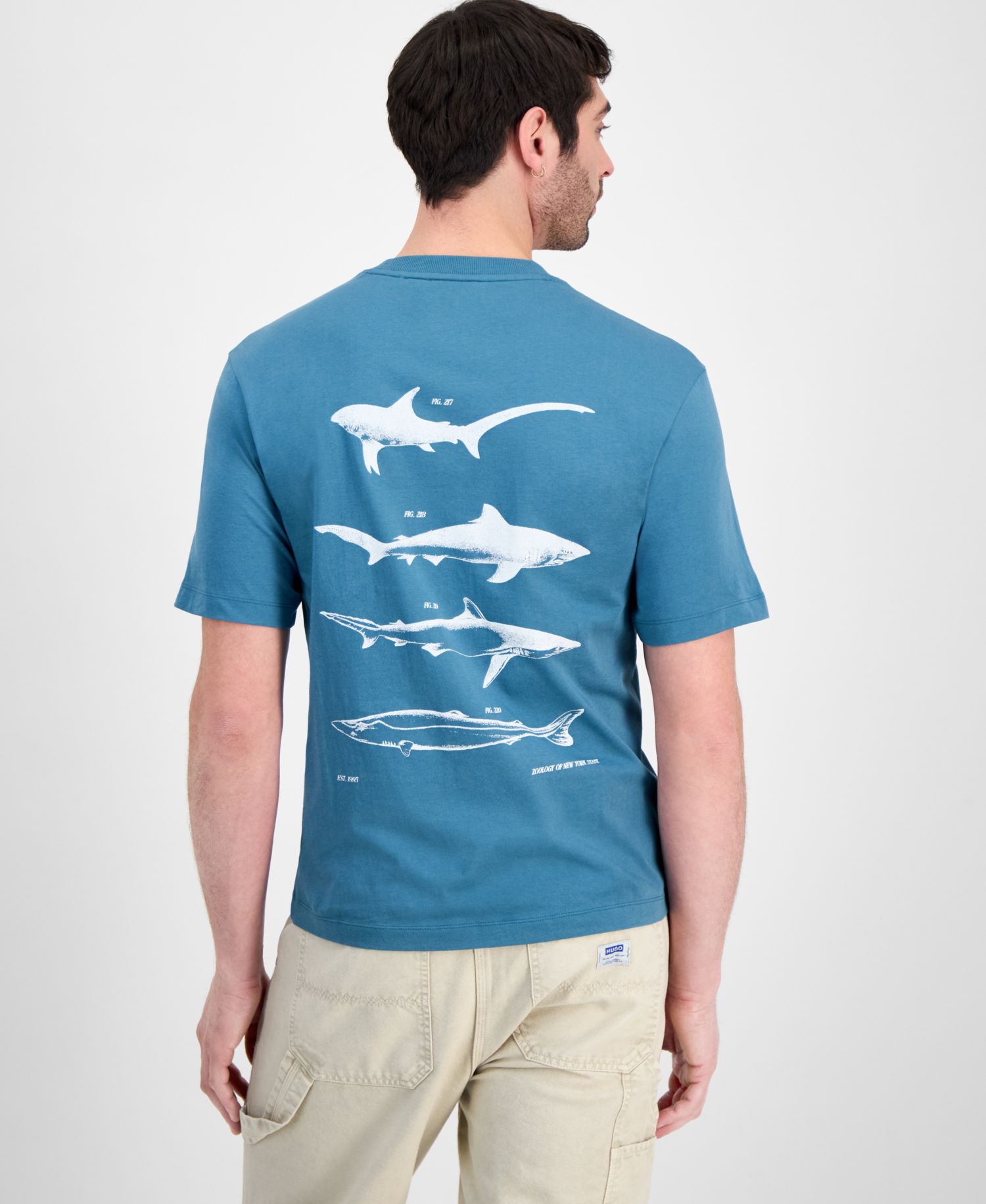 Men's Shark Print T-Shirt