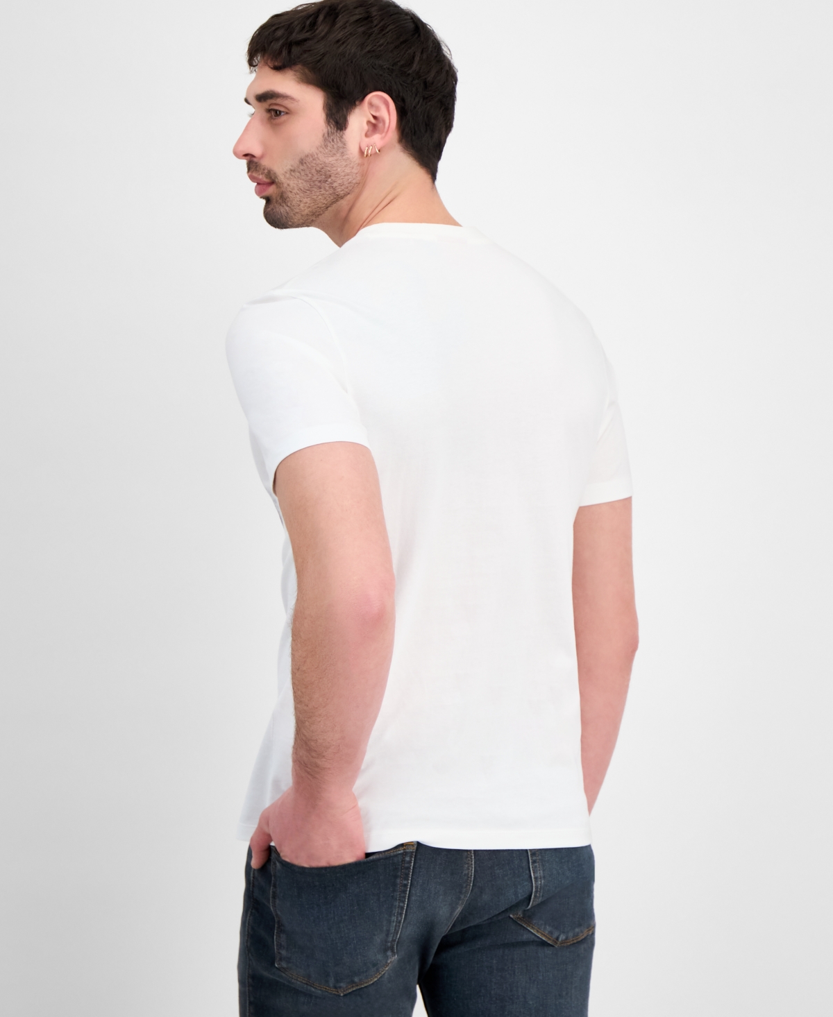 Hugo by Boss Men's Yosemite Postal Stamp Graphic Print T-Shirt