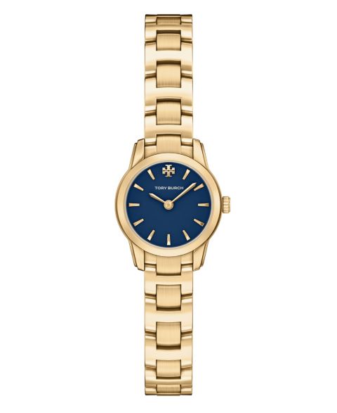 Женские часы Tory Burch The Miller Round Mini Quartz Two-Hand Gold Stainless-Steel Watch, 22mm