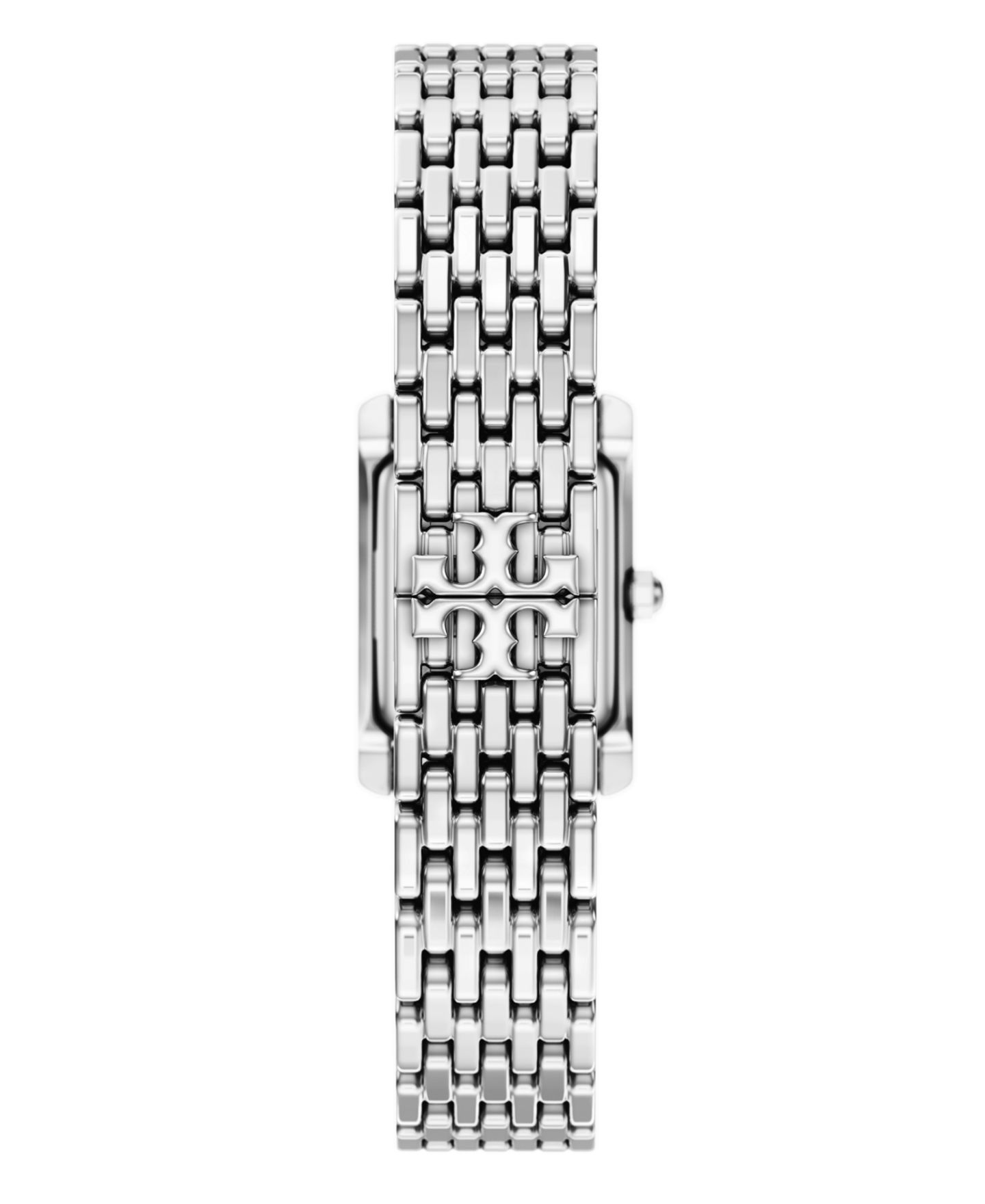 Женские кварцевые часы Tory Burch The Eleanor с двумя стрелками, серебристая сталь, 22 мм — фото 3