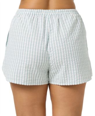 Juniors' Millie Kick Elastic Waistband Flare Hem Shorts