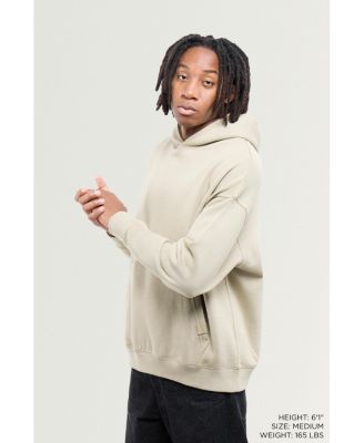 Men's Oversized Drop-Shoulder Long-Sleeve Pullover Hoodie