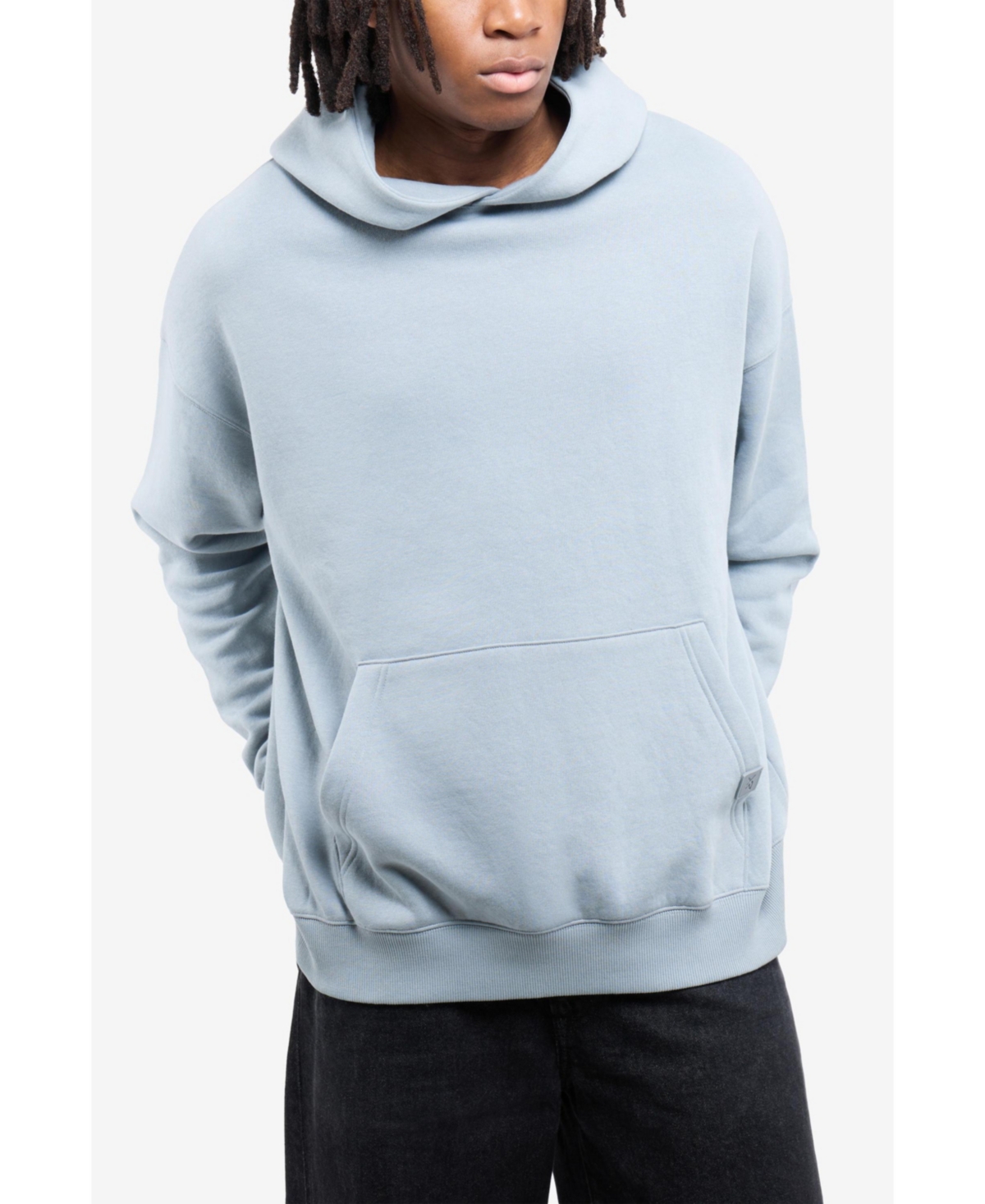 Xray Men's Oversized Drop-Shoulder Long-Sleeve Pullover Hoodie