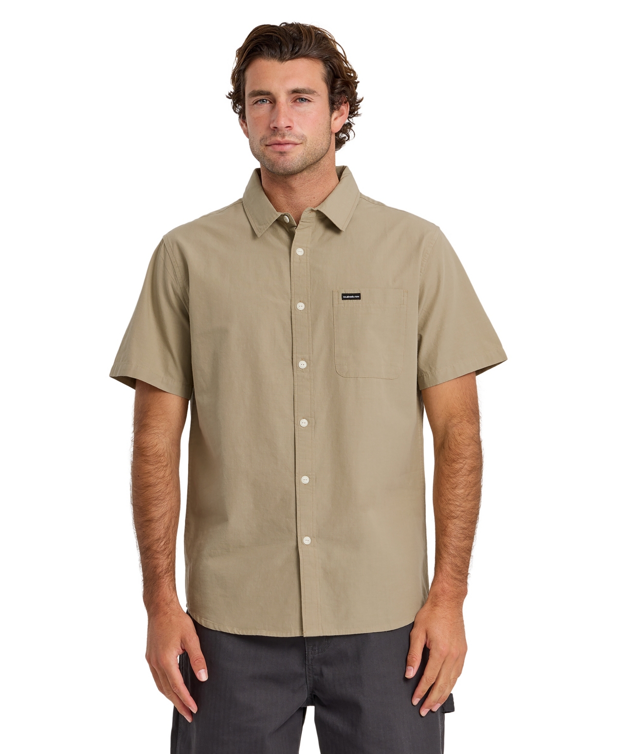 Quiksilver Men's Shore Break Classic Short-Sleeve Shirt