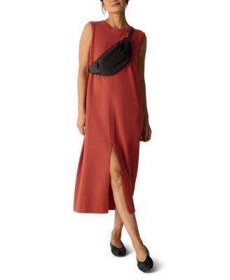 Women's Sleeveless Crewneck Tank Dress