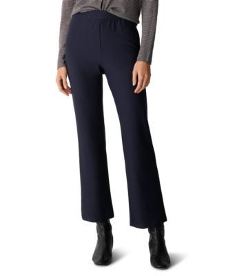 Women's Textured Knit Ankle Kick Pants