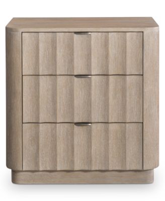 3-Pc. Wood Loggia Bedroom Set Queen Bed, Dresser and Nightstand