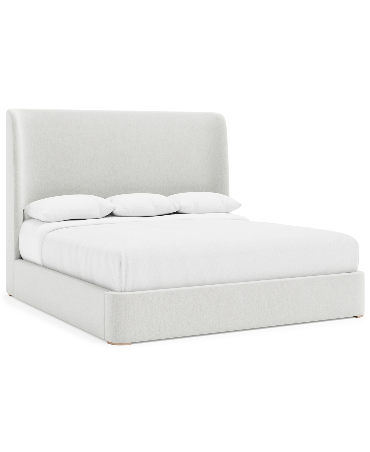 Bernhardt 3-Pc. Wood Loggia Bedroom Set California King Bed, Dresser and Accent Nightstand