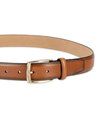 Men's Luxury Pebbled Leather Belt