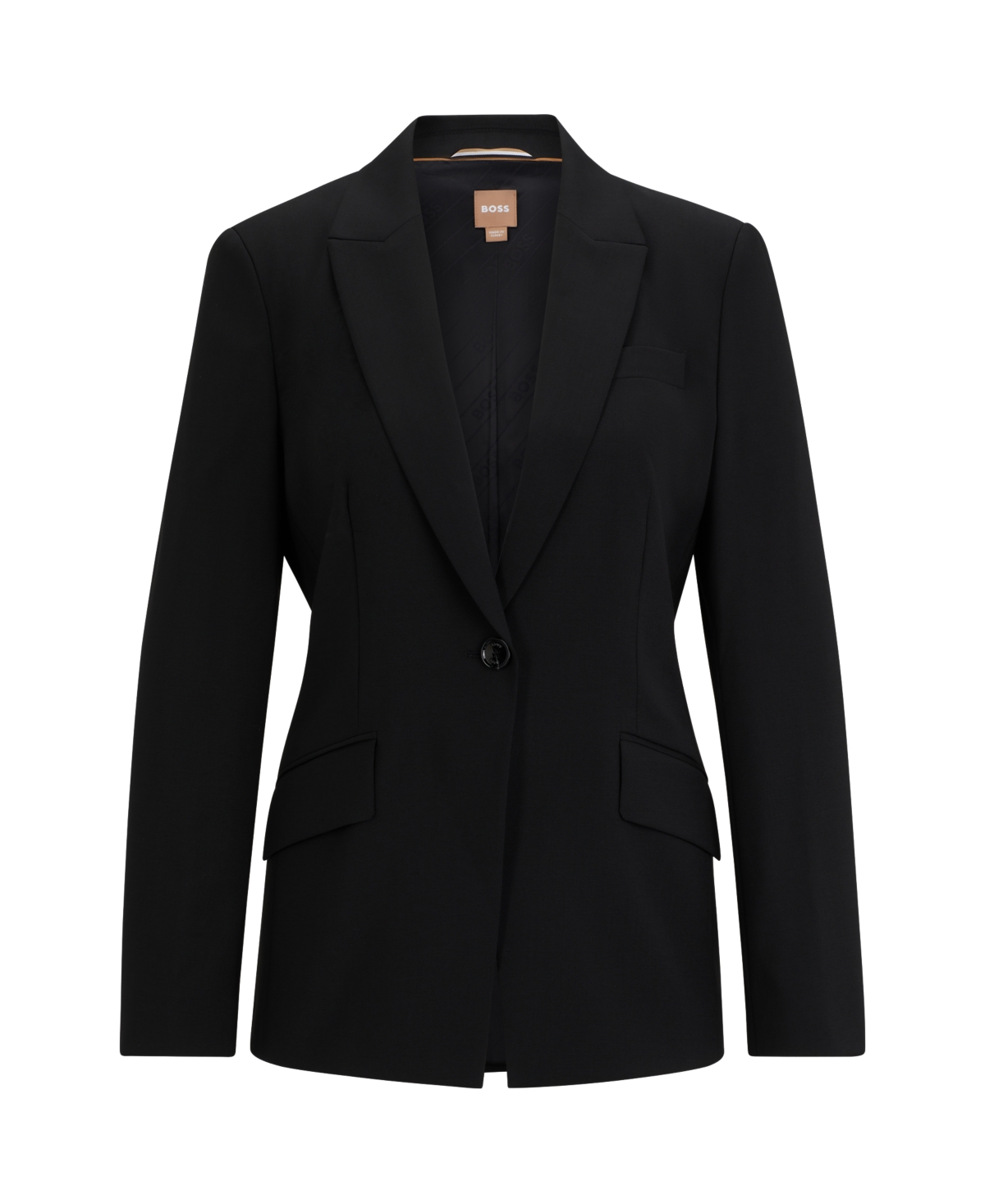 Boss by Hugo Women's Slit Cuff Regular-Fit Jacket