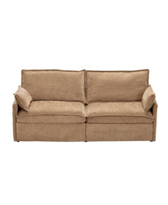 Streamdale  Furniture Versatile 3-in-1 Chenille Sleeper Sofa with Storage & Charging