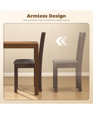 Dining Chairs Set of 2, Linen Upholste Kitchen Chairs,