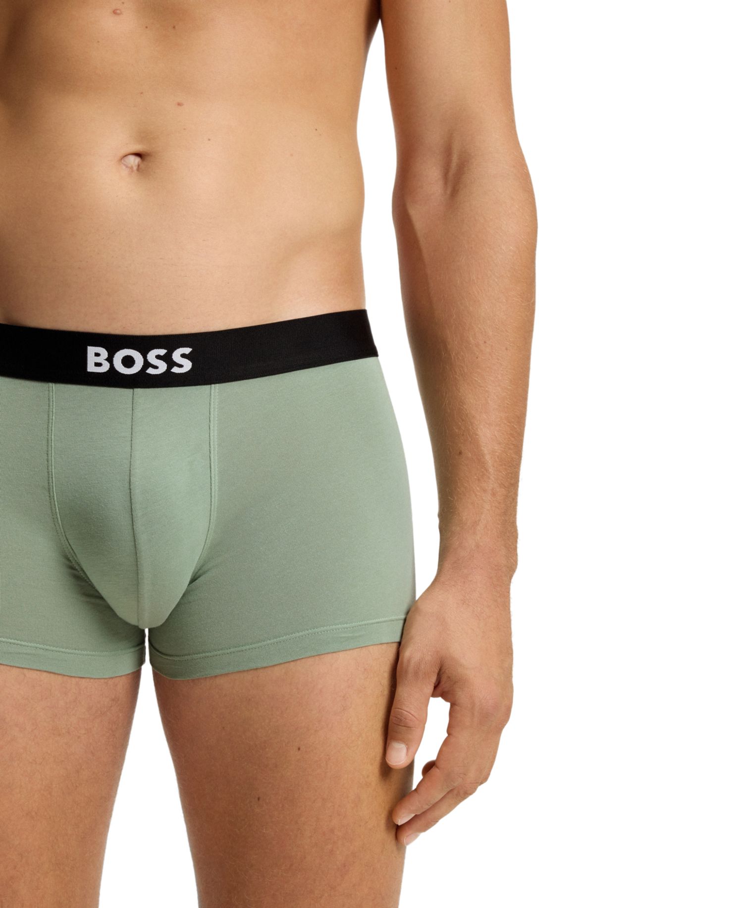 Men's 3-Pack Stretch Cotton Trunks