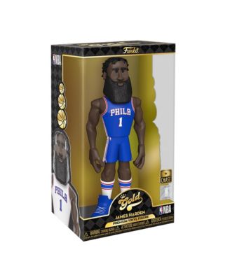 Philadelphia 76ers NBA Gold 12 Inch Vinyl Figure | James Harden Chase