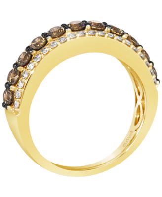Nude Diamond (0.39 ct. t.w.) & Chocolate Diamond (0.94 ct. t.w.) Ring in 14k Honey Gold