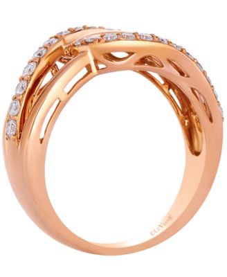 Vanilla Diamond (0.48 ct. t.w.) Ring in 14k Strawberry Gold