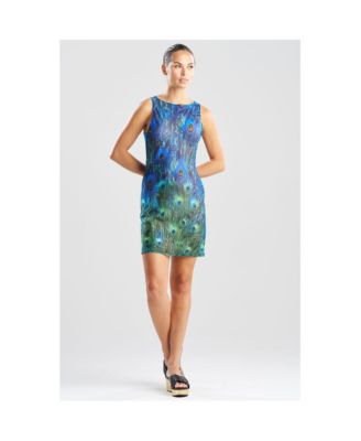 Women's Peacock - Mesh Mini Dress