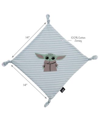 Baby Star Wars Mandalorian Grogu Cotton Jersey Security Blanket/Lovey