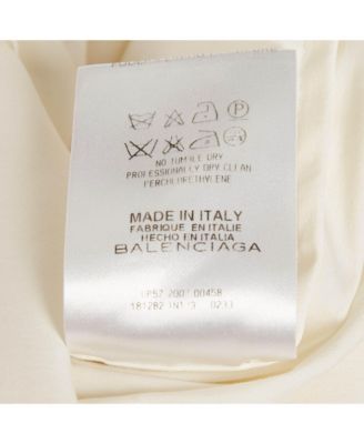 Women's Cream Cotton Long Sleeve Shirt