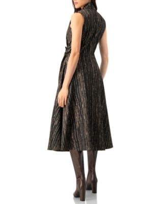 Women's Sleeveless Long Wrap Dress