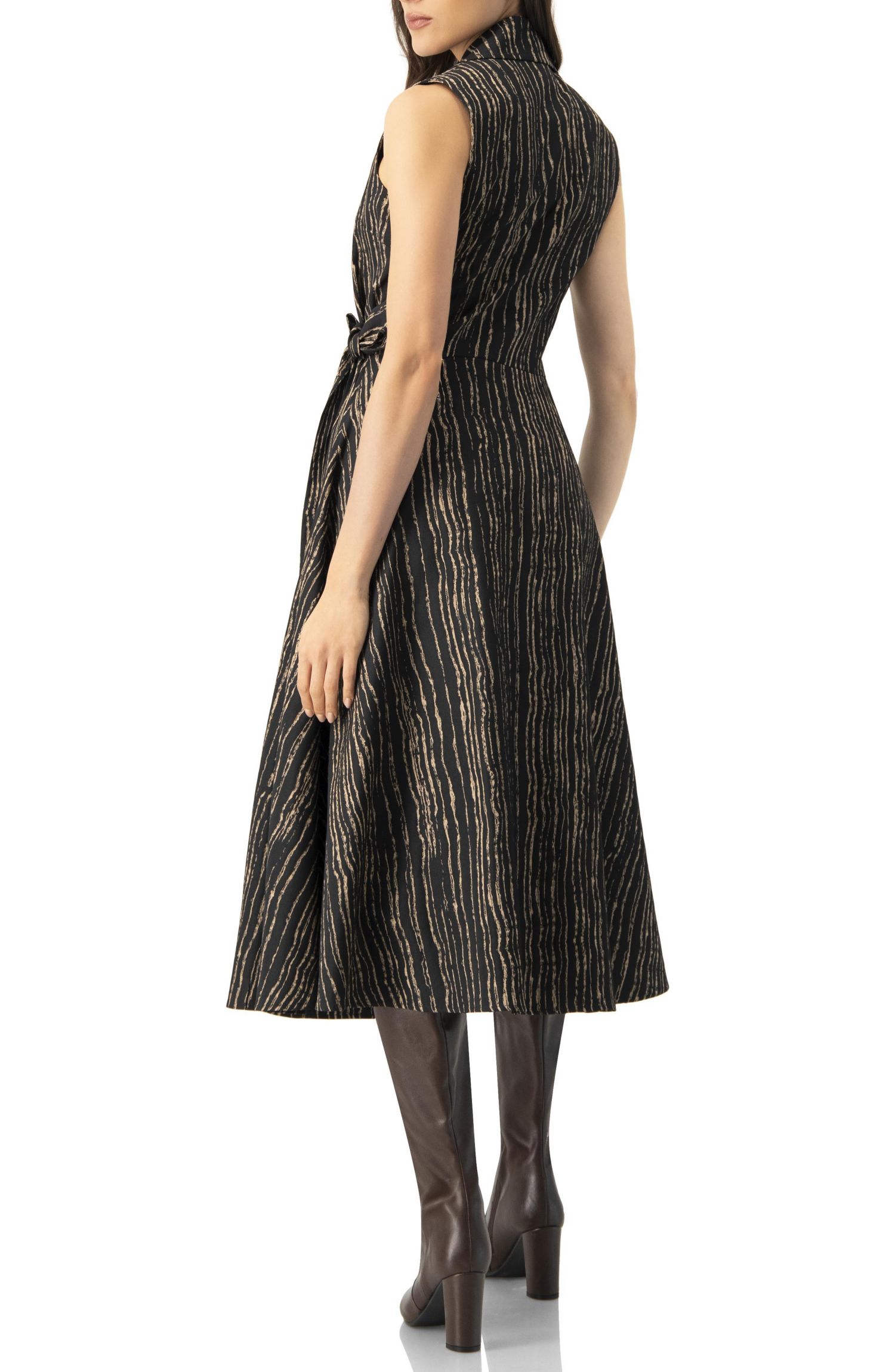 Women's Sleeveless Long Wrap Dress